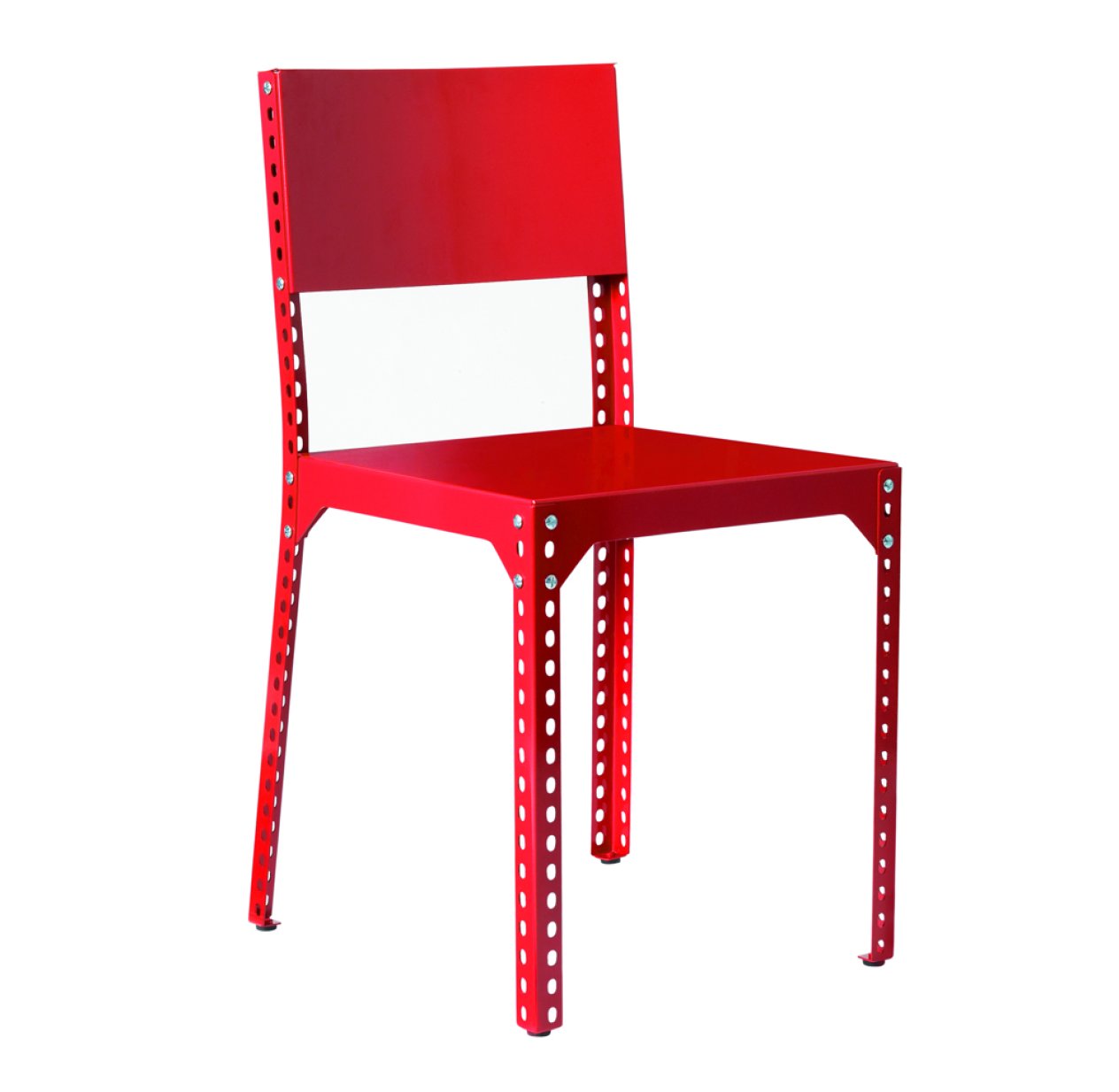 Chaise Mechano - Rouge